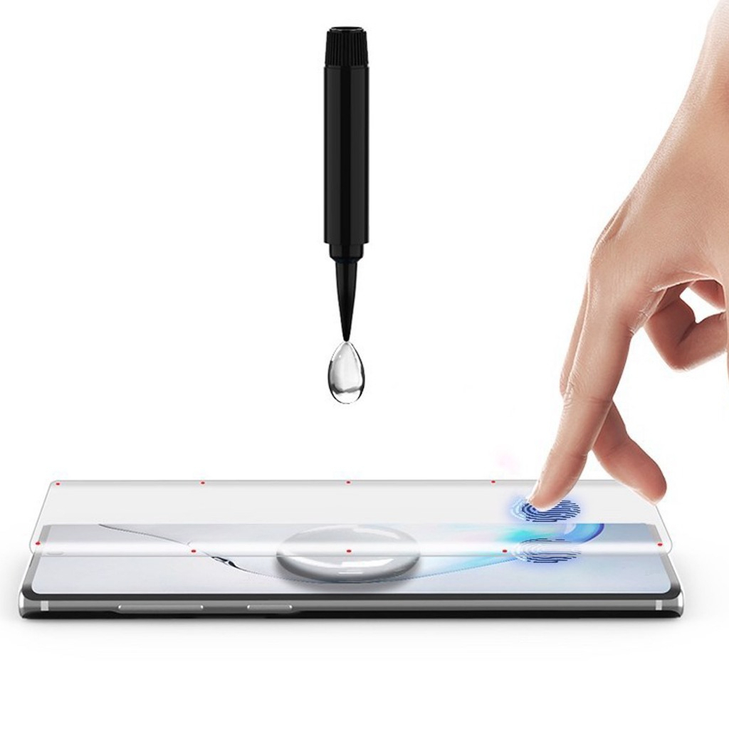 Kính cường lực UV nhận cảm biến vân tay reno8t 5g reno10 reno10pro reno11 reno11pro reno12 reno12pro