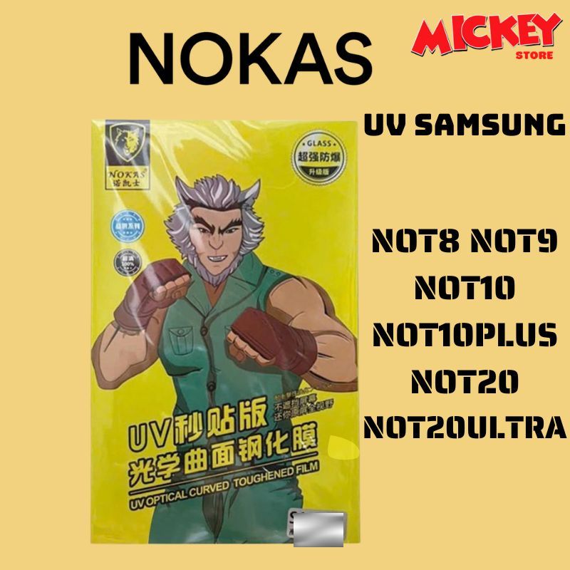 Kính cường lực UV nhận cảm biến vân tay not8 not9 not10 not10plus not20 not20ultra