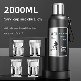 Bình giữ nhiệt,cách nhiệt chân không dung tích 2l chất liệu thép không gỉ 316 🌸 tuyển sỉ🌸