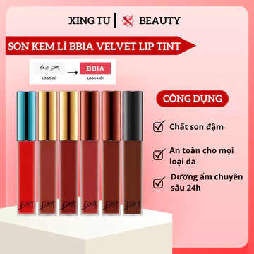 Son Kem Bbia 25 Son Kem Lì Bbia Last Velvet Lip Tint full phân loại chuẩn màu lâu trôi - Xingtu Beauty