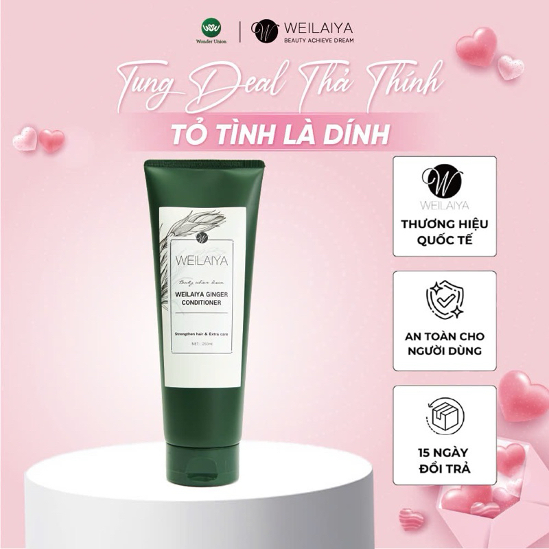 Ảnh Dầu xả tóc thảo dược Weilaiya Ginger Conditioner gừng trắng giúp dưỡng tóc và kích thích mọc tóc 250ml 1