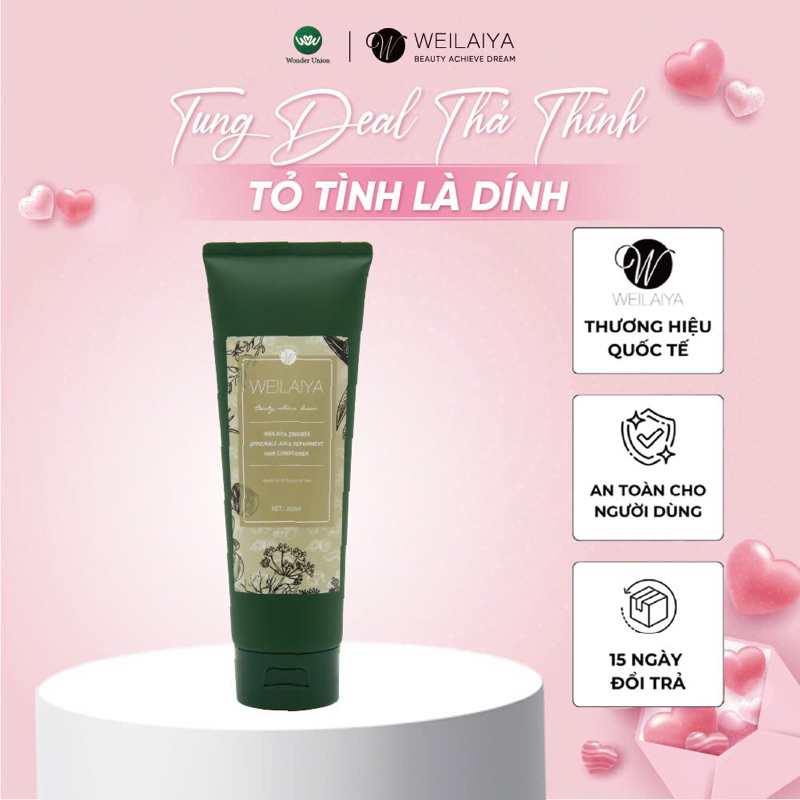 Ảnh Dầu xả tóc thảo dược Weilaiya Zingiber Officinale Juice gừng hà thủ ô giúp dưỡng tóc và kích thích mọc tóc  250ml 1