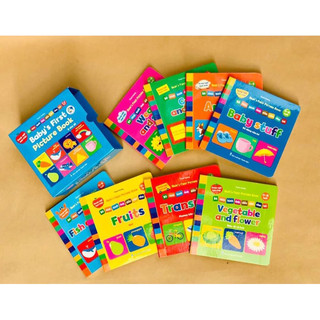 [Chuẩn NXB] Sách - Bìa cứng cán bóng Thư viện hình ảnh My first picture book ( bộ 10 cuốn)