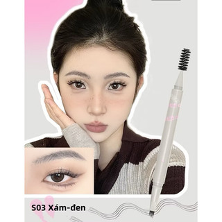 [Veecci] Bút Kẻ Lông Mày Phẩy Sợi 2 Đầu VEECCI Chống Nước Dễ Kẻ
