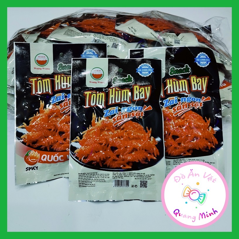 Bán sỉ Snack Tôm hùm bay Dưa Hấu Đỏ bịch 30 gói thơm cay ngon hấp dẫn ...