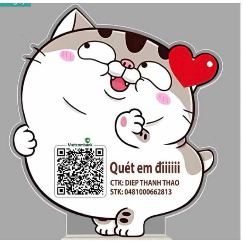 Bảng mã Qr mica  siêu tiện lợi.  - Xưởng quà tặng Sango