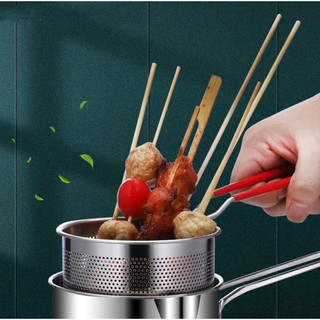 Nồi Chiên Ngập Dầu Đa Năng Kèm Giá Lọc - Có Thể Dùng Luộc Trứng , Trụng Mì Phở Rất Tiện Lợi - Kho Sỉ Gia Dụng Alulu