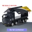 Đồ chơi mô hình xe tải container bằng nhựa ABS cứng cáp, mở được các cửa, chạy cót, kích thước lớn