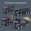 Đồ chơi mô hình xe tải container bằng nhựa ABS cứng cáp, mở được các cửa, chạy cót, kích thước lớn