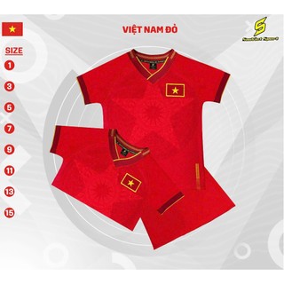 Bộ Quần Áo Bóng Đá Trẻ Em – Đội Tuyển Việt Nam