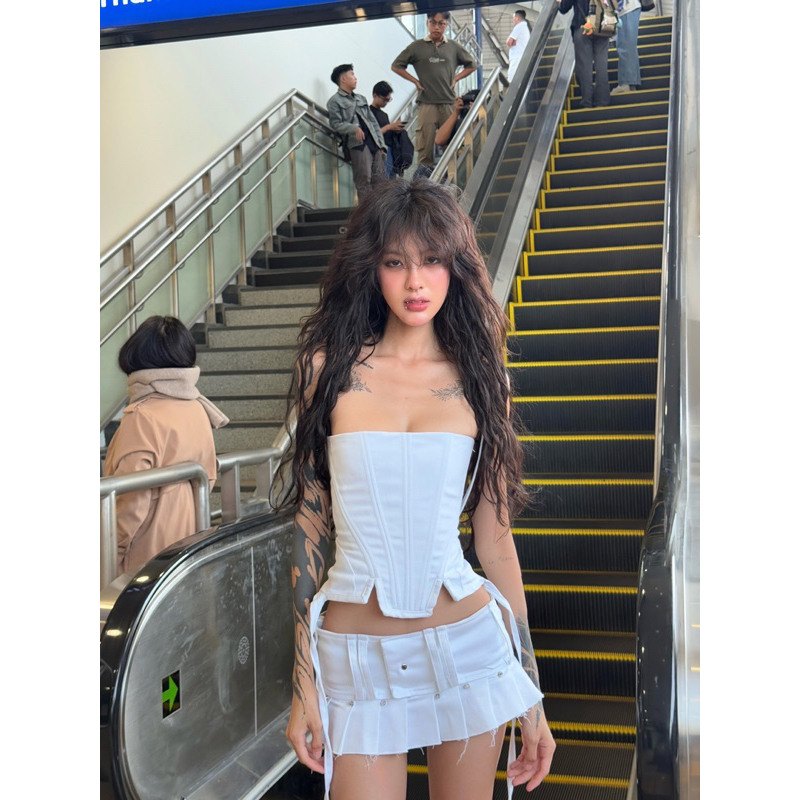 CORSET ĐỊNH HÌNH AOI_ZONE PHỐI ĐINH TÁN, ĐAN DÂY- VIE SAINT CORSET | BigBuy360 - bigbuy360.vn