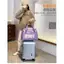 TÚI DU LỊCH PINK SIZE TO CÓ QUAI CÀI VALI SIÊU TIỆN LỢI