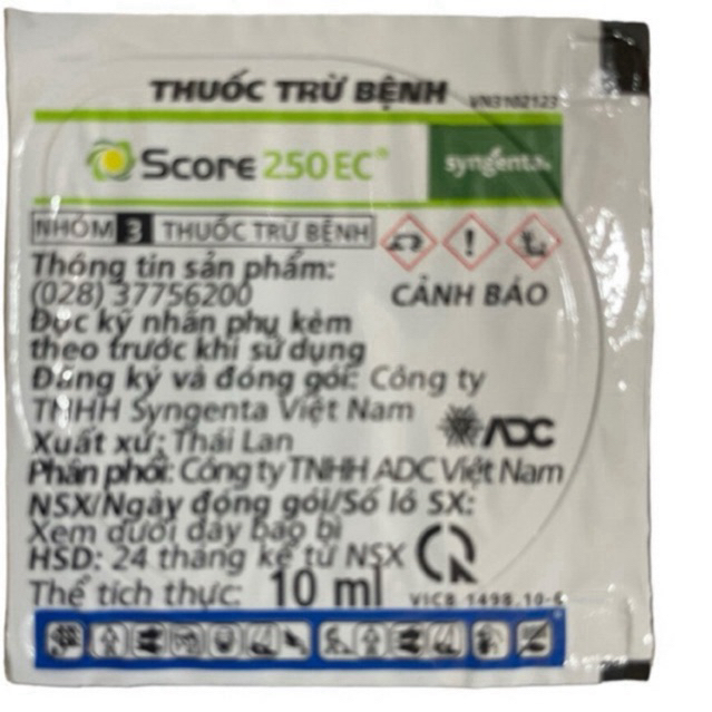 Thuốc trừ bệnh Score 250EC Syngenta - Viên 10ml- Phòng Trừ nấm bệnh ...