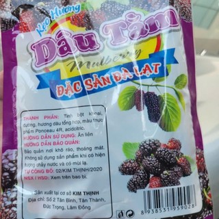 200gr -Đặc sản Đà Lạt kẹo dâu tằm, được chế biến từ những quả dâu chín mọng,cơ sở sản xuất Kim Thịnh,date xa 12 tháng
