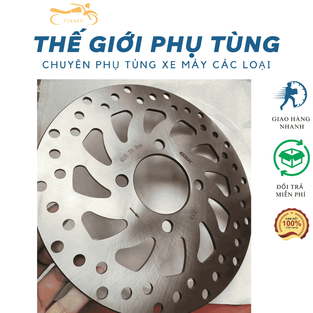 Đĩa Thắng Trước Xe Điện Vinfast, FELIZ, KLARA