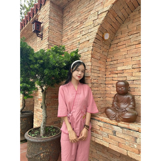 Nhật Nơ Thêu Chữ Tâm Nữ # Big Size # Đồ Lam