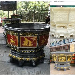 Khuôn đúc chậu bát giác 1m