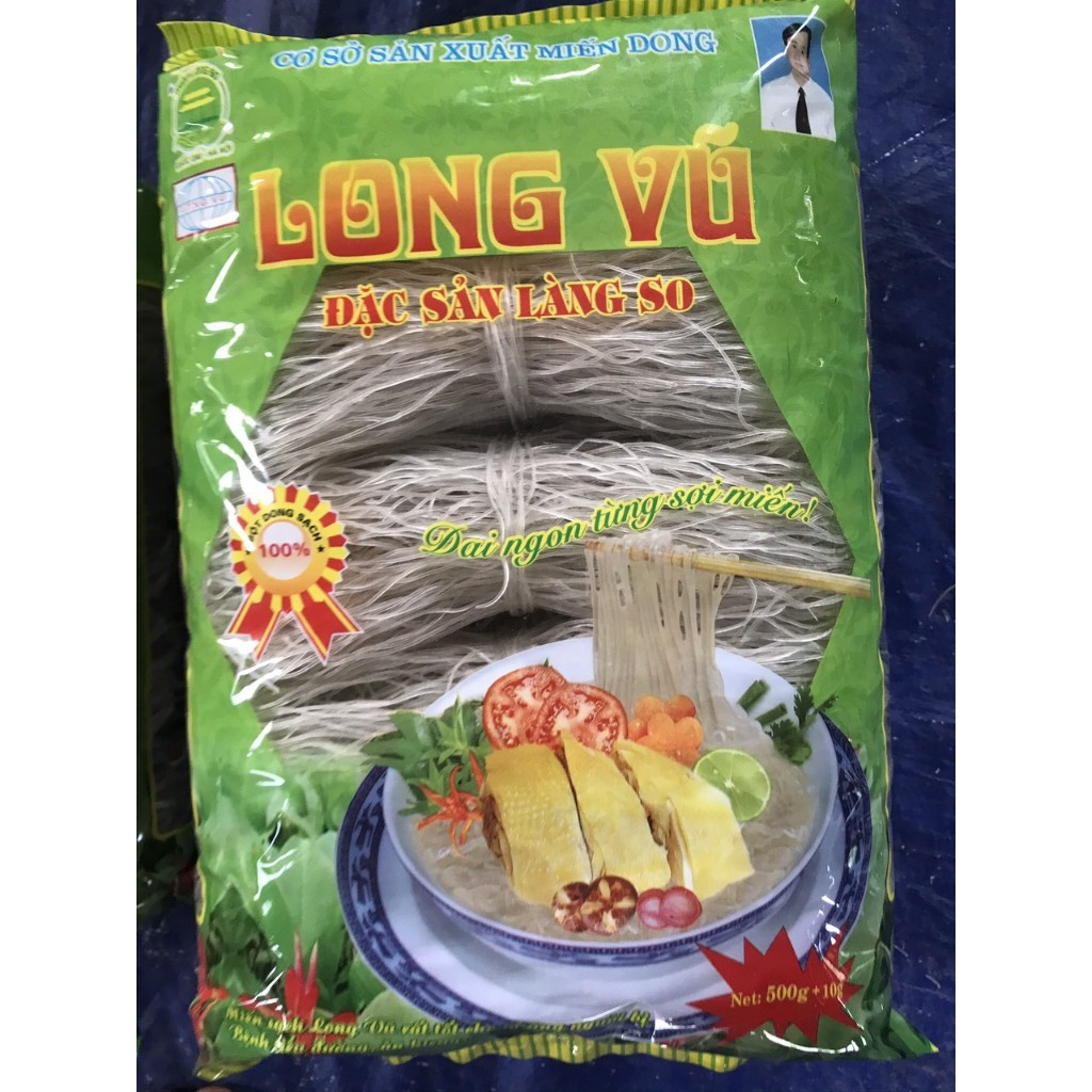 Miến Dong Riềng Long Vũ ( Đặc Sản làng So ) Gói 500g | Shopee Việt Nam