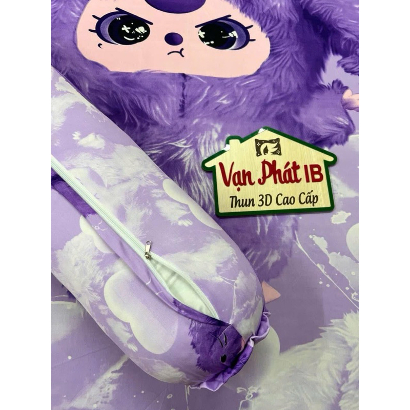 ÔM DÂY KÉO , ga thun lạnh đủ màu, đủ size mẫu Baby three (4 món :1 ga, 2 vỏ nằm, 1 vỏ ôm)
