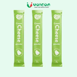 Phô mai tách muối Mămmy dạng bột rắc cơm, cháo cho bé ăn dặm, hộp 10 ống (3g/ ống)