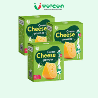 Phô mai tách muối Mămmy dạng bột rắc cơm, cháo cho bé ăn dặm, hộp 10 ống (3g/ ống)