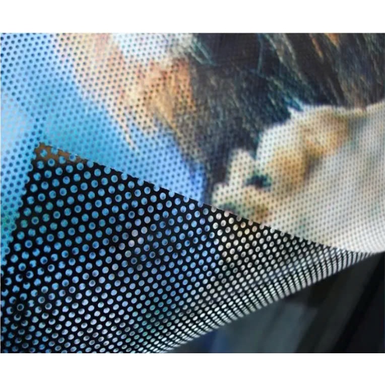 Decal Lưới Dán Kính BEDO PVC Cao Cấp Quảng Cáo Cửa Hàng Văn Phòng Chống Nắng Xuyên Thấu