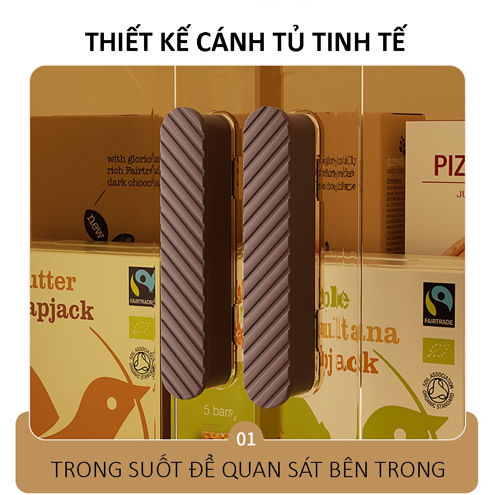 Tủ nhựa đa năng gấp gọn có bánh xe, tủ nhựa để đồ cao cấp có bánh xe xoay 360 độ, cửa nam châm chiêu chắc chắn