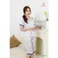 ST9238 Bộ pijamas lụa latin SUNFLY ht áo cộc quần ngố mềm mịn, trẻ trung