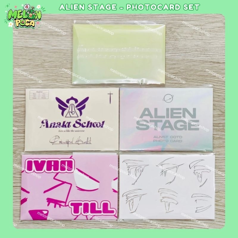 [Sẵn] Alien Stage - Photocard Set Chính Hãng Nguyên Seal Chưa Bóc Card ...