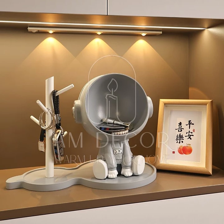 Combo Kệ treo đồ Phi hành gia baby đựng đồ decor trang trí phòng khách sang trọng - AM Decor