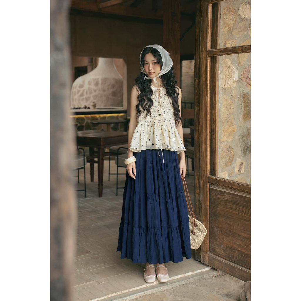 Ảnh OLV - Chân váy xòe dài Alie Midi Skirt nhiều màu 3