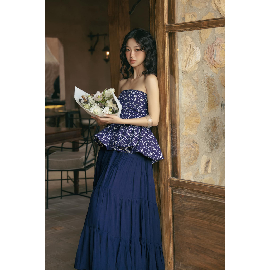 Ảnh OLV - Áo kiểu hoa cúp ngực Liesel Fleur Top 3