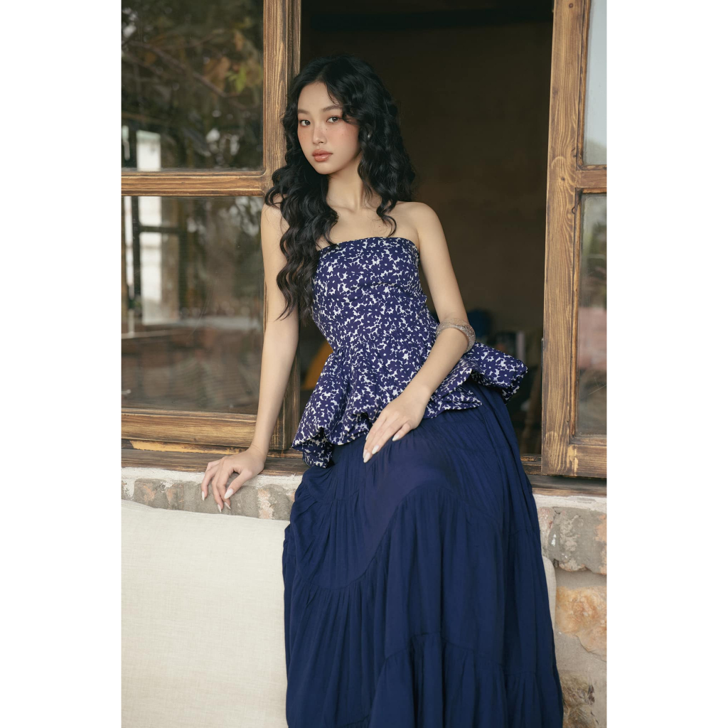 Ảnh OLV - Áo kiểu hoa cúp ngực Liesel Fleur Top 4