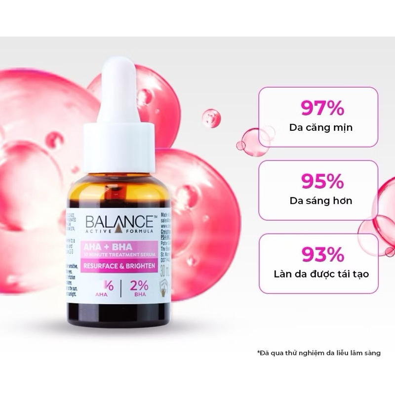 Tinh chất tẩy da hóa học The Ordinary Balance Active AHA + BHA  Peeling Solution Wonderland