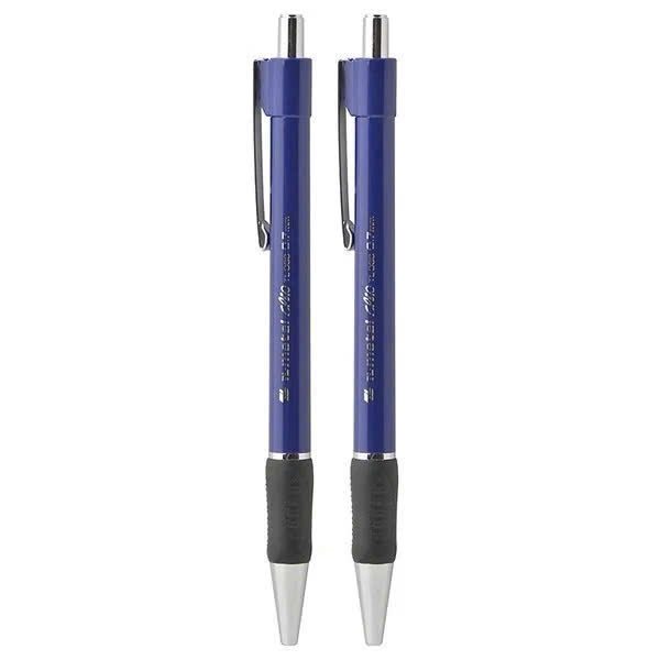 Combo 5/10/20 Bút Bi Thiên Long TL-036 ngòi 0.7mm mực xanh/đen giắt kim loại mạ crom, đệm cầm tay cao su êm
