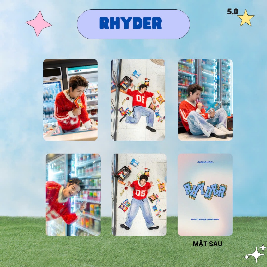 [SẴN] BST Card bo góc RHYDER 2 - Card Bo Góc Unofficial - Cán nhám 2 ...