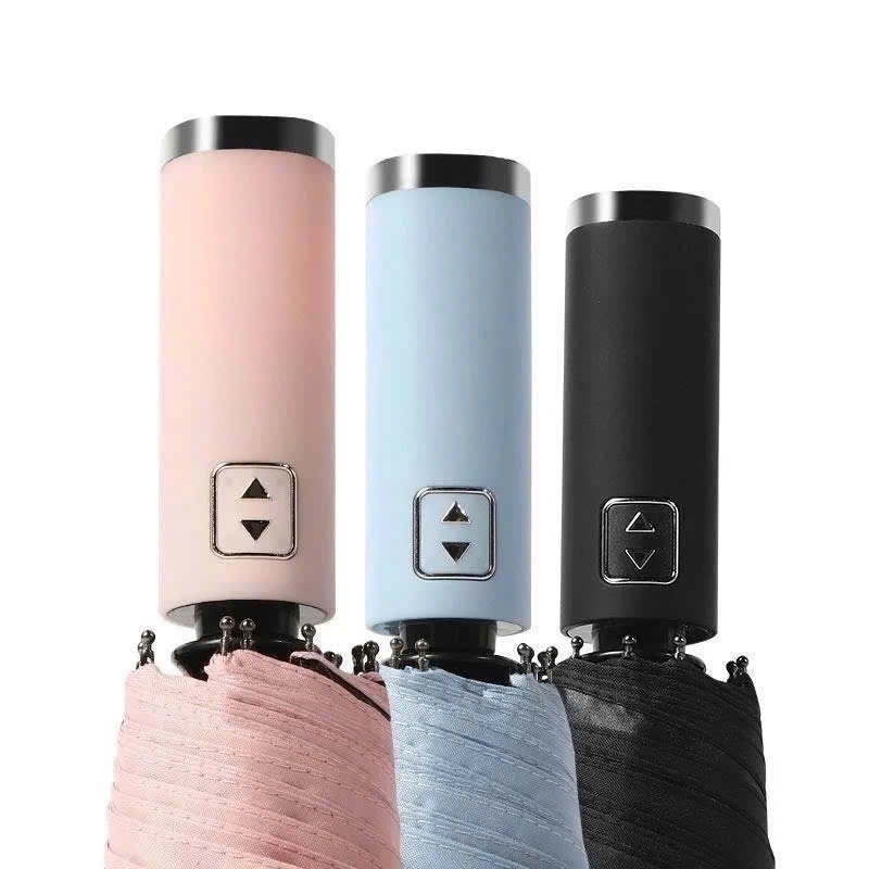 Ô TỰ ĐỘNG đóng mở Gấp Gọn 2 Chiều- Dù che nắng cầm tay chống tia UV