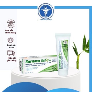 Burnova Gel - Điều trị vết bỏng, vết trầy xước, tổn thương da.