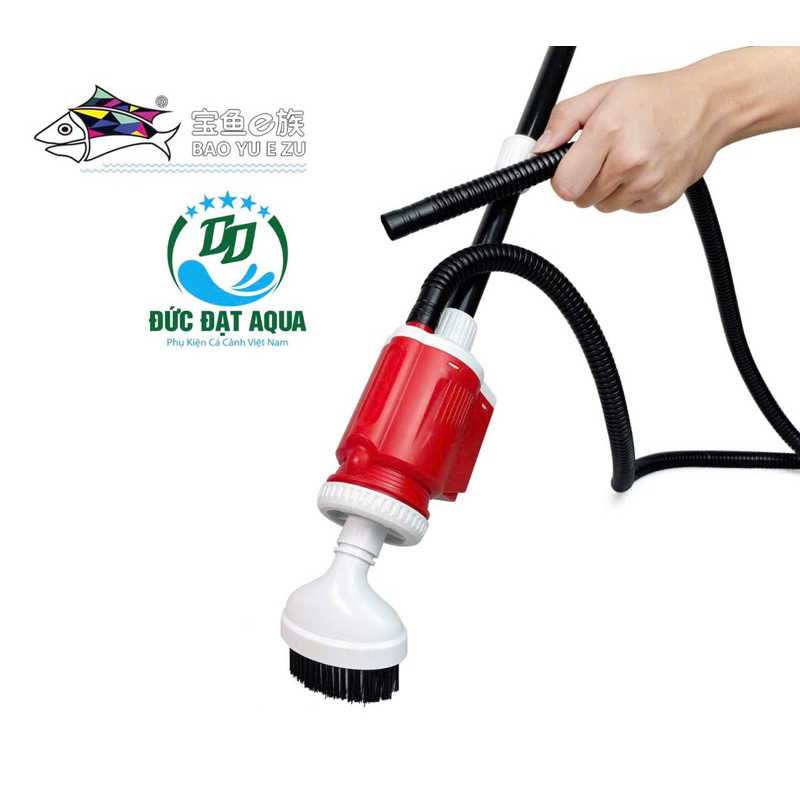 Máy vệ sinh bể cá cảnh Baoyu BY-X20/ BY-X25 chính hãng bảo hành 6 tháng phụ kiện cá cảnh vn 5