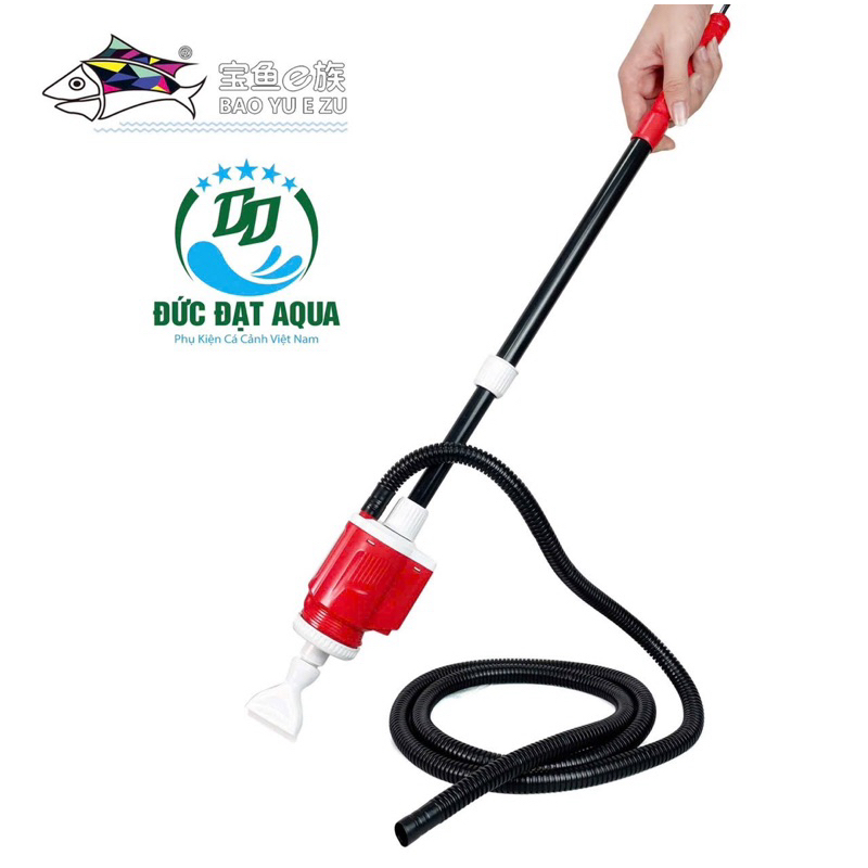 Máy vệ sinh bể cá cảnh Baoyu BY-X20/ BY-X25 chính hãng bảo hành 6 tháng phụ kiện cá cảnh vn 7