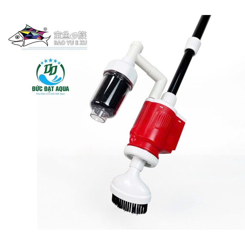 Máy vệ sinh bể cá cảnh Baoyu BY-X20/ BY-X25 chính hãng bảo hành 6 tháng phụ kiện cá cảnh vn 6