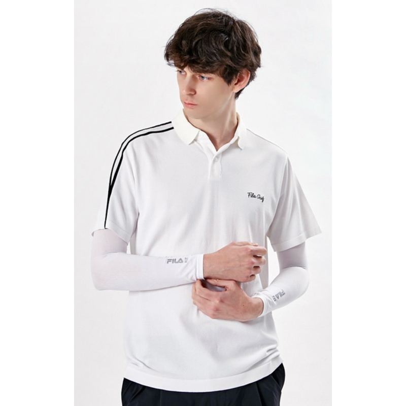 Xà Cạp Chống Nắng Golf Fila Fit Cool Toshi 2p, FREE size Trắng