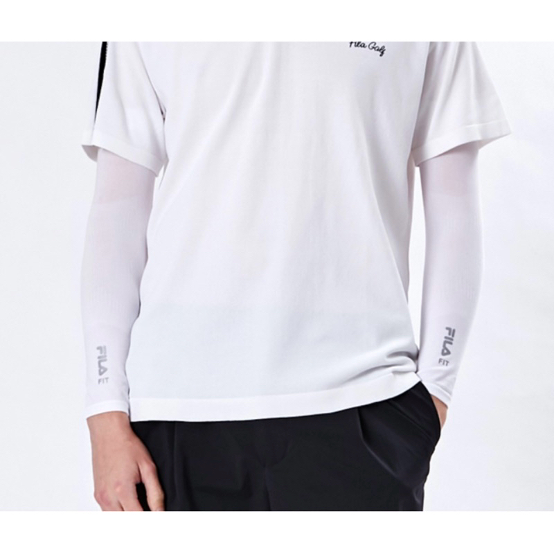 Xà Cạp Chống Nắng Golf Fila Fit Cool Toshi 2p, FREE size Trắng