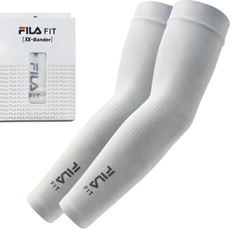 Xà Cạp Chống Nắng Golf Fila Fit Cool Toshi 2p, FREE size Trắng