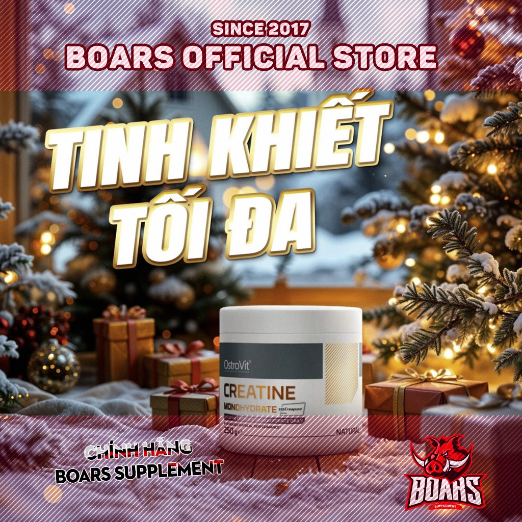 OSTROVIT CREATINE MONOHYDRATE CREAPURE - CREATINE TINH KHIẾT, HỖ TRỢ TĂNG CƠ TỐI ƯU