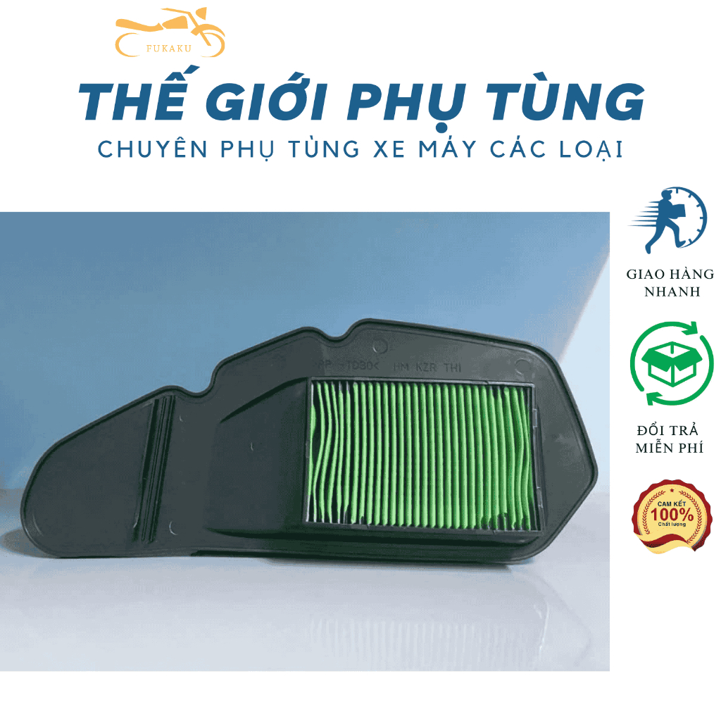 Lọc gió cho xe Air Blade 125, Click 125i, Vario 125