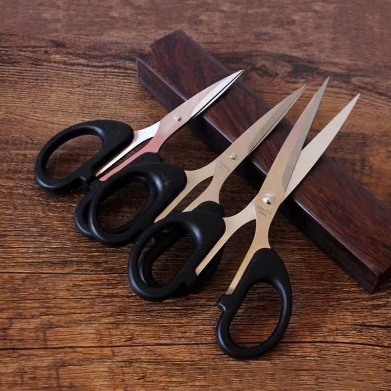 Kéo đen văn phòng, kéo cắt giấy nhỡ 16cm