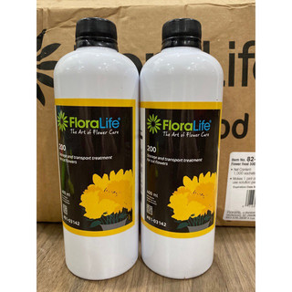 Combo 2 Chai Dung Dịch Dưỡng Hoa FloraLife Clear 200 (400ml x 2)  Giữ Hoa Tươi Lâu Không Hôi Nước