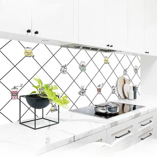 Cuộn 10M Giấy Decal dán bếp, dán tường, tủ tráng nhôm khổ rộng 60 cm chống dầu mỡ chịu nhiệt độ cao mã TD05