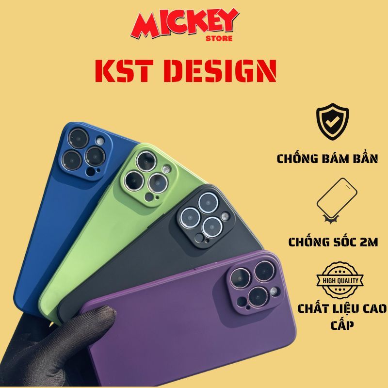 Ốp lưng IPhone chống bẩn chống bám vân tay KST Design 17promax 14promax 15promax 16promax  plus pro